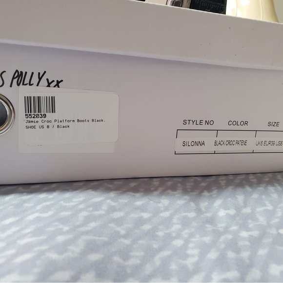 Princess Polly Black Heeled Boots - Picture 5 of 5